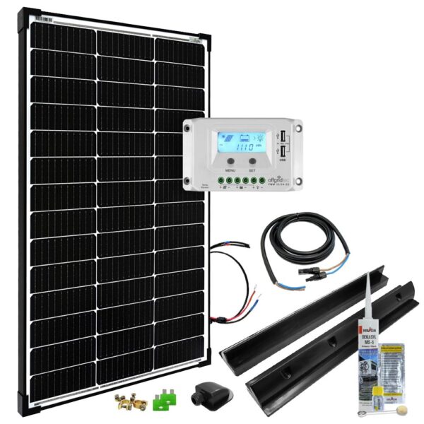 bruwal  mPremium L-100W 12V Wohnmobil Solaranlage