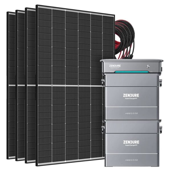 Zendure Ganz Neu Komplett Balkonkraftwerk Speicher 3.84 kwh Solar 1800 Watt