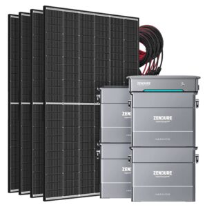 Zendure ganz Neu Komplett Balkonkraftwerk Speicher 7.68 kwh Solar 1800 Watt